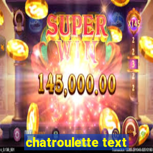 chatroulette text